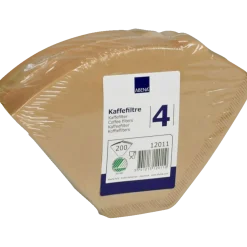 Abena kaffefilter 1x4 ubleget 200 stk