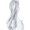 Adaptorkabel m/børnesikring 5 m hvid