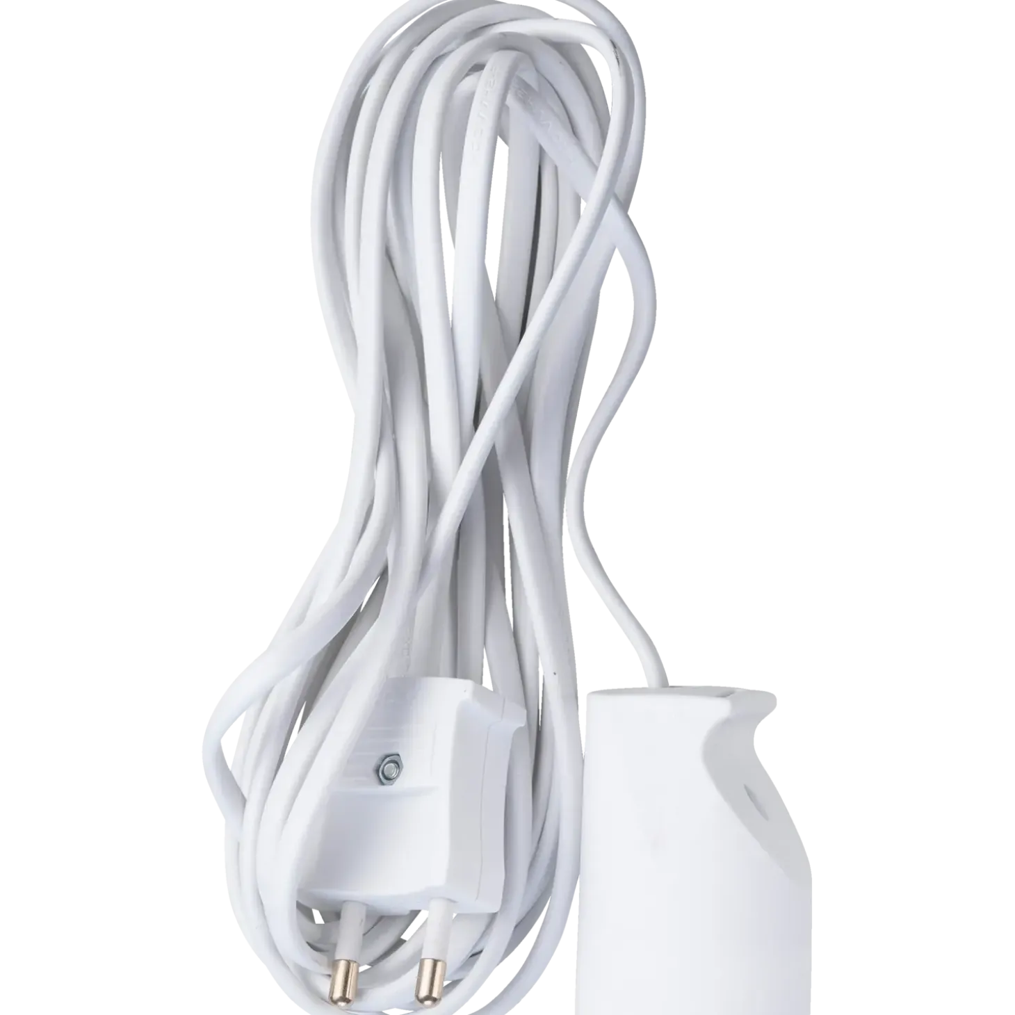 Adaptorkabel m/børnesikring 5 m hvid