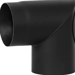 Aduro bøjning med renseluge sort 250x250 mm 90°