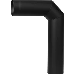 Aduro knærør 2x45° med renselåge sort