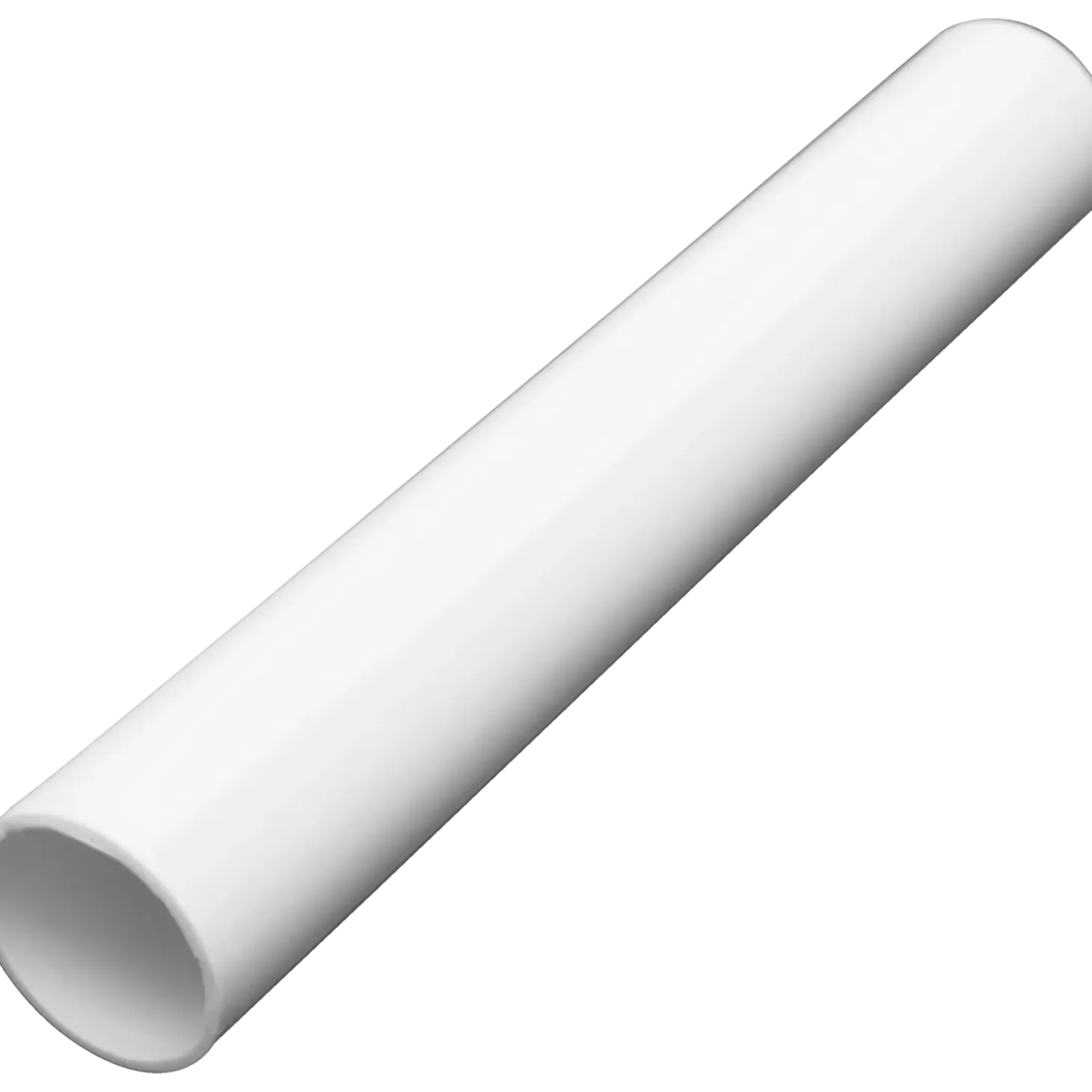Afløbsrør t/håndvask 32x200 mm hvid plast