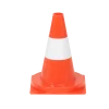 Afmærkningskegle orange/hvid 35 cm