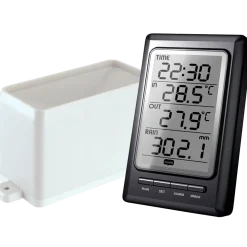 Agimex vejrstation, inde- udetemperatur, regnmåler