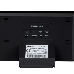 Alecto WS-2300 vejrstation med trådlås sensor sort
