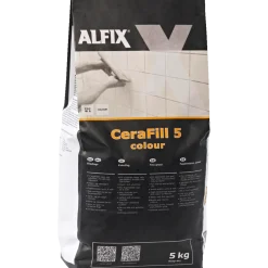 Alfix CeraFill 5 Colour flisefuge 5 kg hvid