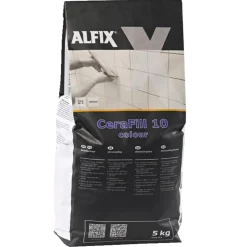 Alfix CeraFill 10 Colour flisefuge 5 kg lysegrå