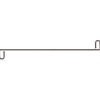 Arminox murbinder, S-binder 14", ribbet, Ø4x340 mm