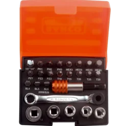 Bahco mini top-/bitssæt, 26 dele