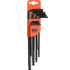 Bahco stiftnøglesæt 9 stk m/kuglehoved 1,5 - 10 mm