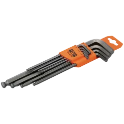 Bahco stiftnøglesæt 9 stk m/kuglehoved 1,5 - 10 mm