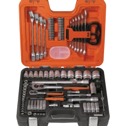 Bahco S910 topnøglesæt 1/4" og 1/2" - 92 dele
