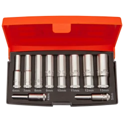 Bahco Topnøglesæt 1/4"