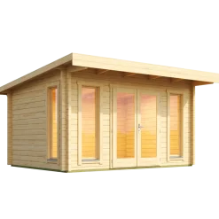 Barbados medium hytte med dobbeltdør og høje vinduer 11,36 m²