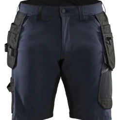 Blåklæder håndværker shorts 4-vejs stretch mørk marineblå/sort str. C62