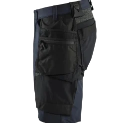 Blåklæder håndværker shorts 4-vejs stretch mørk marineblå/sort str. C62