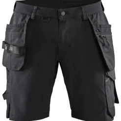 Blåklæder håndværker shorts 4-vejs stretch sort/mørk grå str. C56