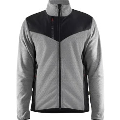 Blåklæder strikket softshell jakke antracit gråmeleret/sort str. M