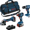 Bosch akkusæt 18V 2x 5.0Ah GSB 18V-45/GDX18V-200/GWS18V-7