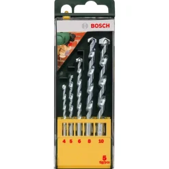 Bosch borsæt mur Ø4-10 mm. 5 dele