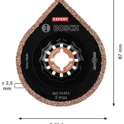 Bosch Expert 3 max AVZ70RT4 Starlock+ fræseplade til multicutter