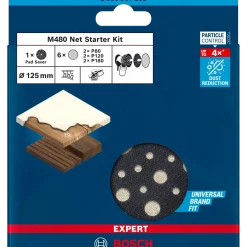 Bosch EXPERT M480-startsæt til excenterslibere 125 mm, 7 stk.