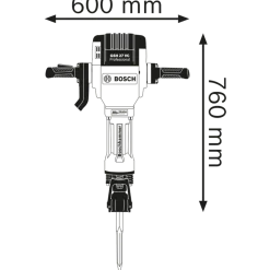 Bosch GSH 27 VC mejselhammer
