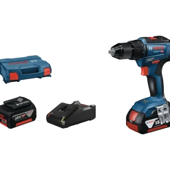 Bosch GSR 18V-55 akku bore-skruemaskine - inkl. 2 x 5,0 Ah batteri og lader