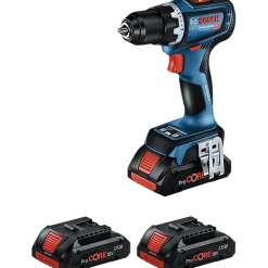 Bosch GSR 18V-90 C bore-/skruemaskine 3x4.0 Ah Procore batteri/lader i L-BOXX