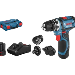 Bosch GSR 12V-15 FC bore/skruemaskine 2x2,0 Ah batteri/lader og L-BOXX