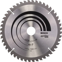Bosch Optiline wood rundsavsklinge Ø216 mm 48T