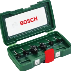 Bosch overfræsersæt HM Ø6 mm m/6 dele