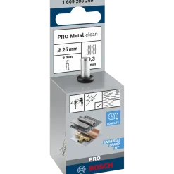 Bosch PRO Metal clean pensel-kopstålbørste, lige skaft, 25x0,3 mm