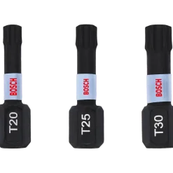 Bosch PRO Torx slagbit, 3 stk.