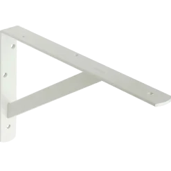 Bæring m/skråstiver 180x290 mm hvid