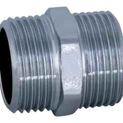 Brystnippel  1/2" krom