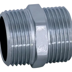 Brystnippel 3/8" R10 krom