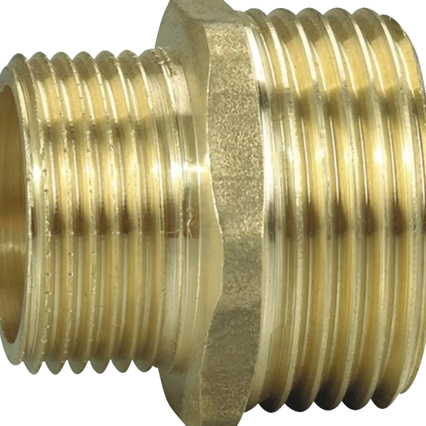 Brystnippel 1/2"x3/8" messing