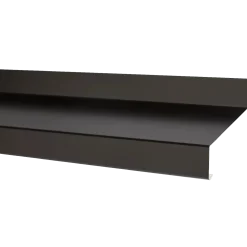 Bygtjek sålbænk 65x1000 mm sort