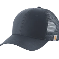 Carhartt canvas mesh back cap navy