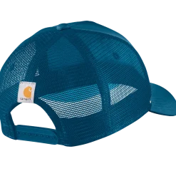 Carhartt canvas mesh back C patch kasket blå onesize