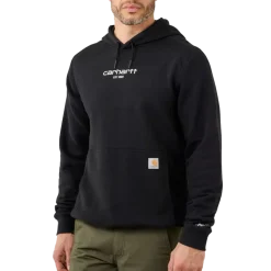 Carhartt Force logo sweatshirt sort str. S