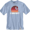 Carhartt heavy S/S C graphic t-shirt blå str. XL