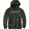 Carhartt rain defender graphic sweatshirt mørk grøn str. M