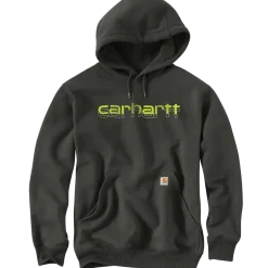 Carhartt rain defender graphic sweatshirt mørk grøn str. M