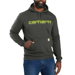 Carhartt rain defender graphic sweatshirt mørk grøn str. M