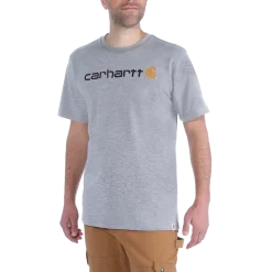 Carhartt core logo t-shirt grå str. L