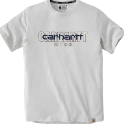 Carhartt force s/s logo graphic t-shirt hvid str. M