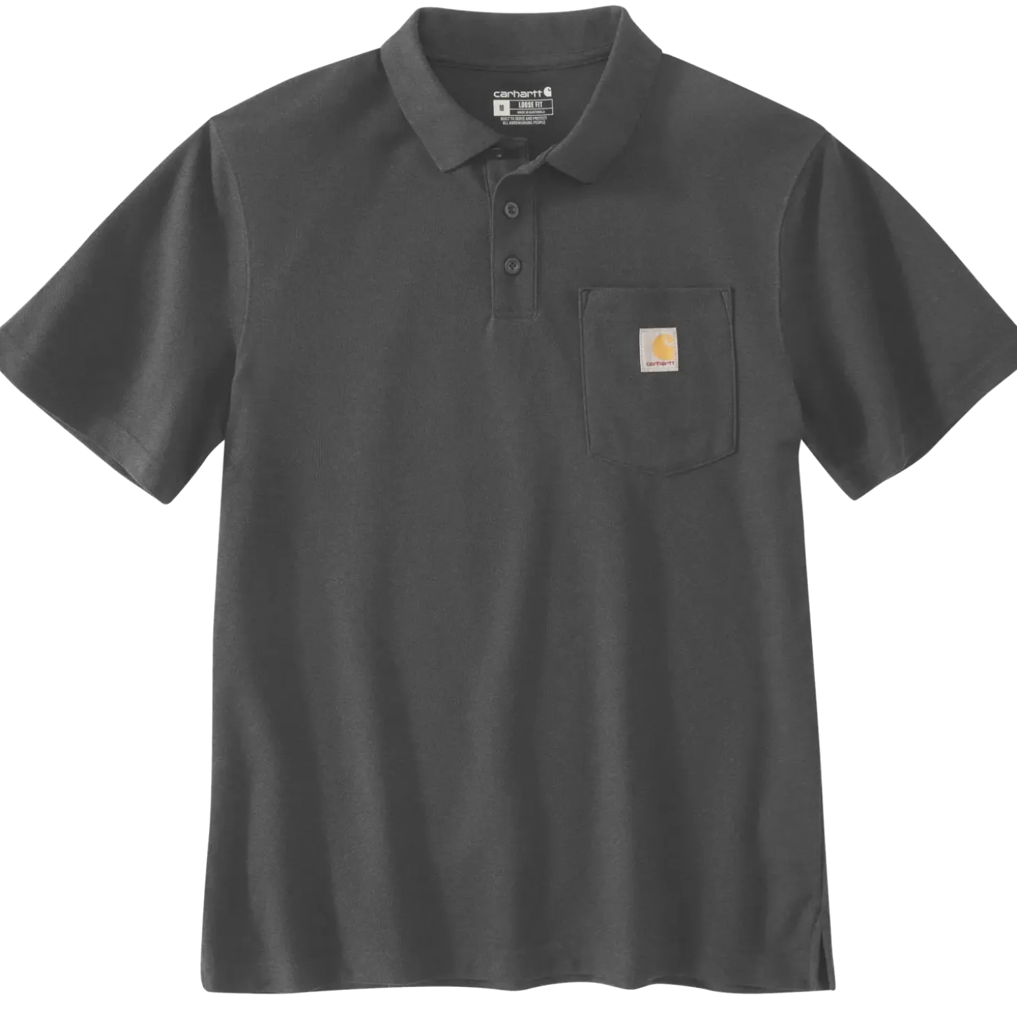 Carhartt 106685 Midweight s/s pocket polo koksgrå str. M