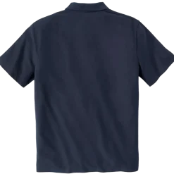 Carhartt 106685 Midweight s/s pocket polo navy str. XL